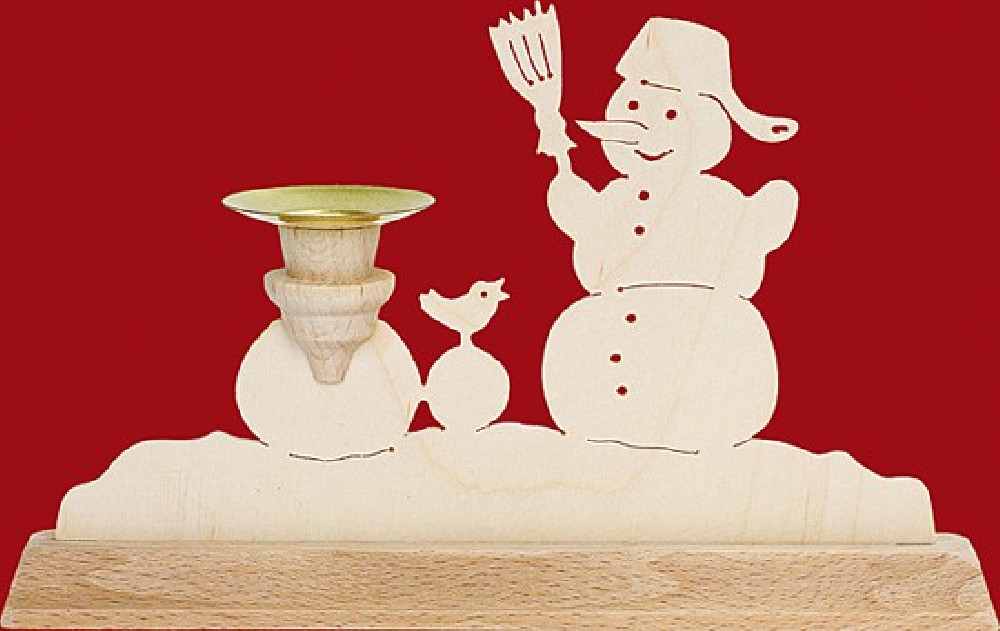 Taulin Kinderleuchter Schneemann