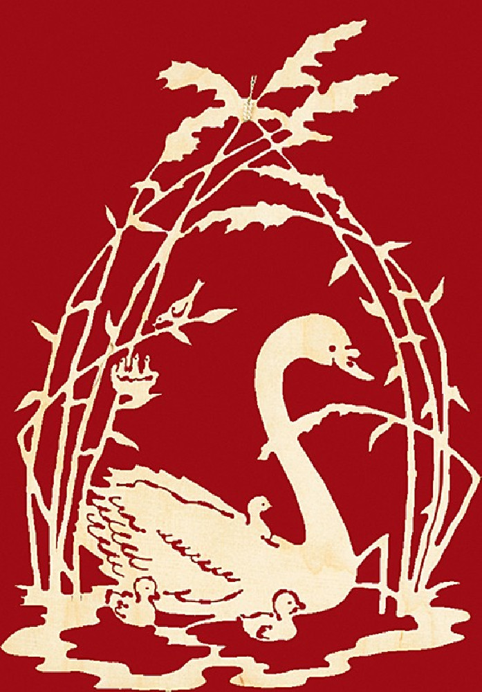 Taulin Fensterbild Schwan Taulin Fensterbild Schwan
