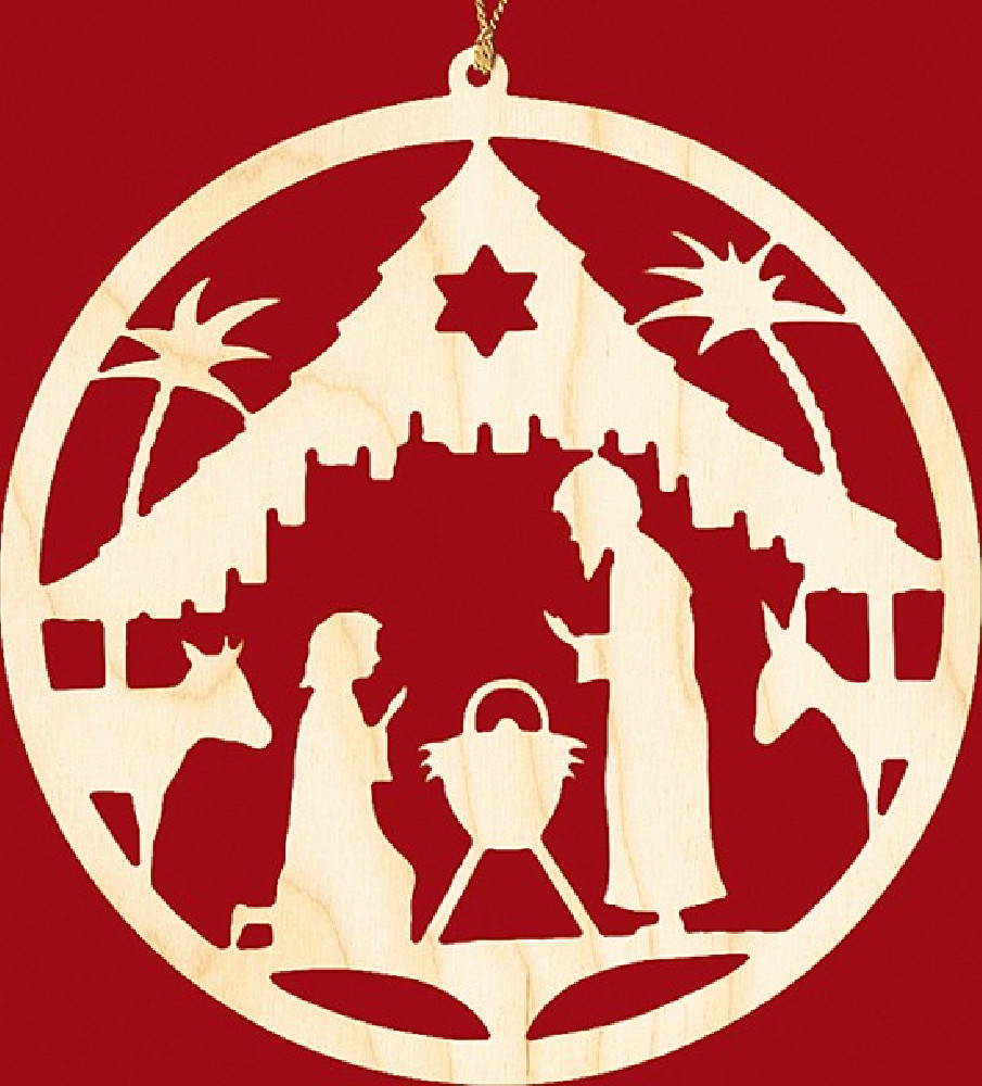 Taulin Fensterbild Weihnachten Christgeburt - rund Taulin Fensterbild Weihnachten Christgeburt - rund