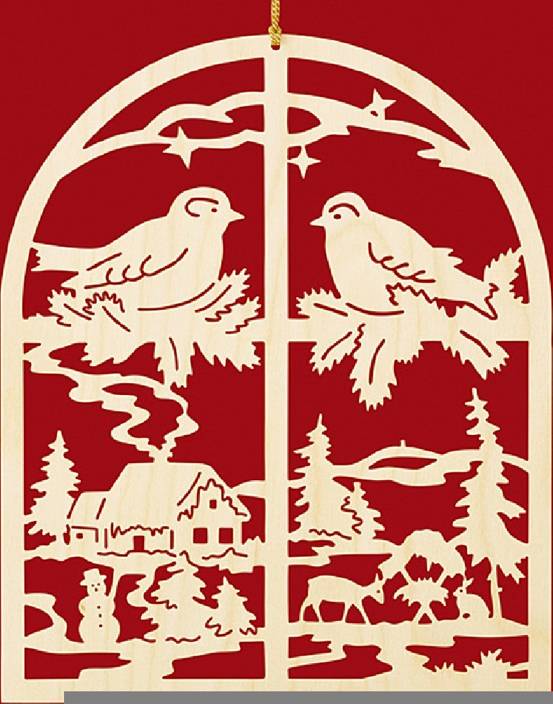 Taulin Fensterbild Weihnachten Winterabend am Fenster Taulin Fensterbild Weihnachten Winterabend am Fenster