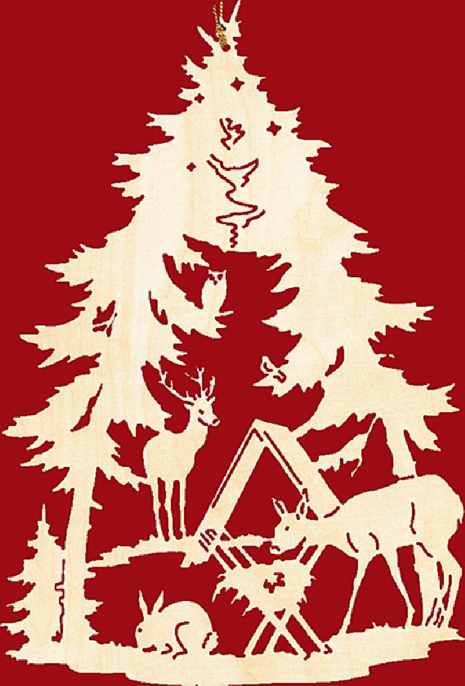 Taulin Fensterbild Weihnachten Wildfütterung Taulin Fensterbild Weihnachten Wildfütterung