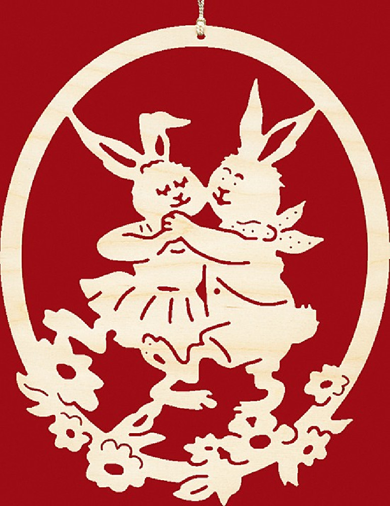 Taulin Fensterbild Ostern Hasentanz Taulin Fensterbild Ostern Hasentanz