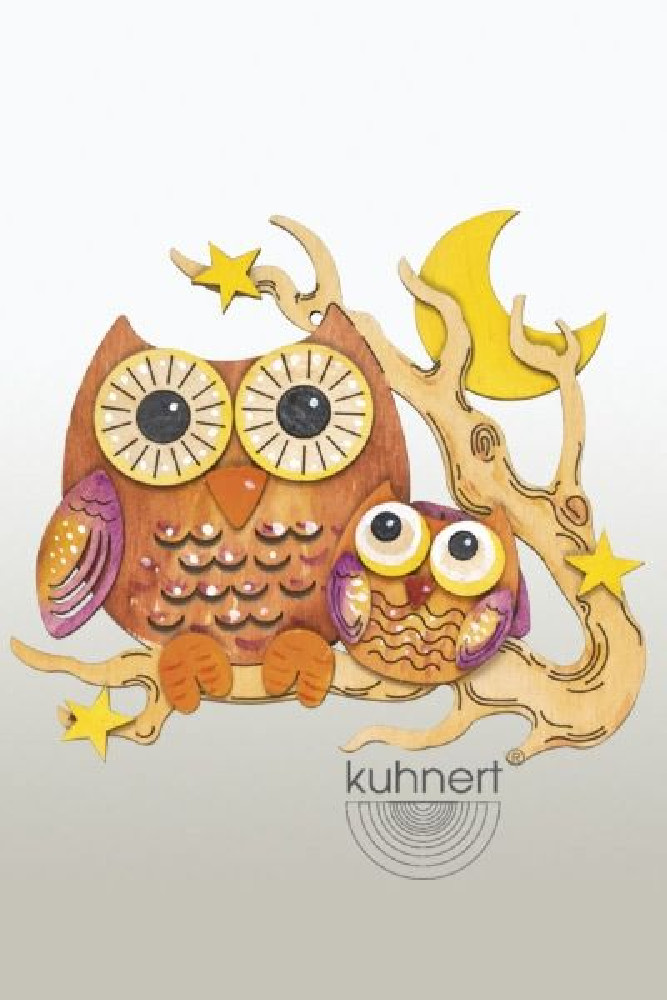 Drechslerei Kuhnert Bastelset Fensterbild Eule Drechslerei Kuhnert Bastelset Fensterbild Eule