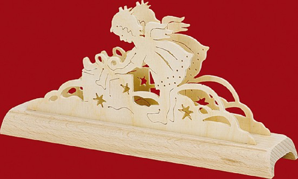 Taulin Serviettenständer Mädchen mit Geschenkpaket Taulin Serviettenständer Mädchen mit Geschenkpaket