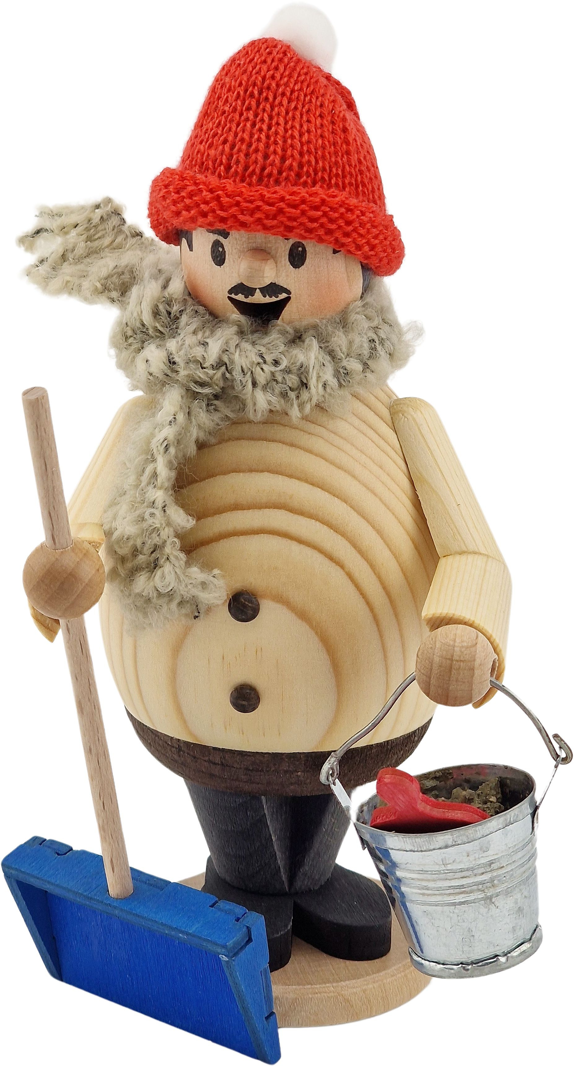 Drechslerei Kuhnert Räuchermann Max - Schneefeger Drechslerei Kuhnert Räuchermann Max - Schneefeger