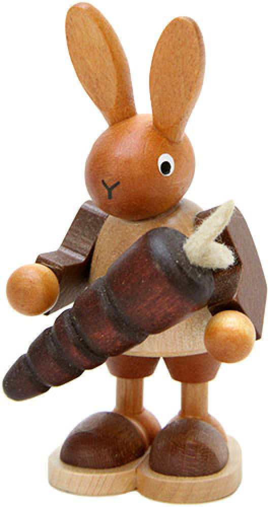 ChristianUlbricht Osterhase mit Karotte, natur ChristianUlbricht Osterhase mit Karotte, natur