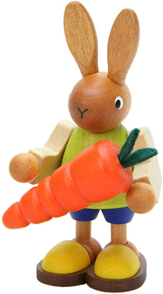 Christian Ulbricht Osterhase mit Karotte, klein Christian Ulbricht Osterhase mit Karotte, klein