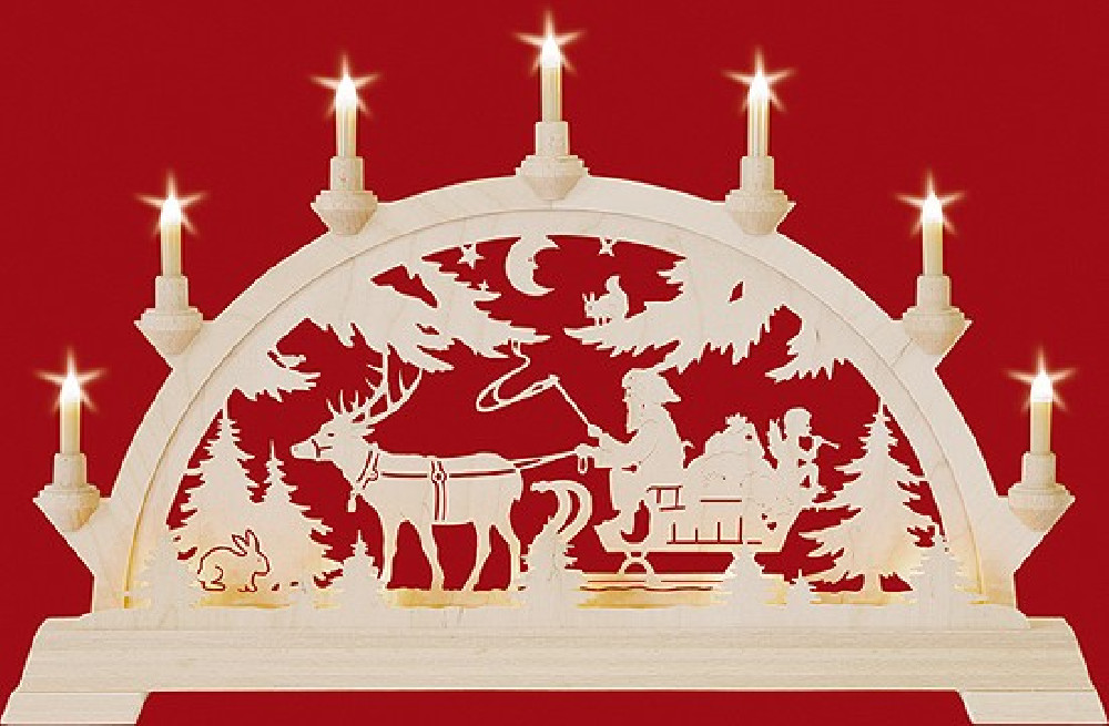 Taulin elektr. Schwibbogen Nikolaus Taulin elektr. Schwibbogen Nikolaus