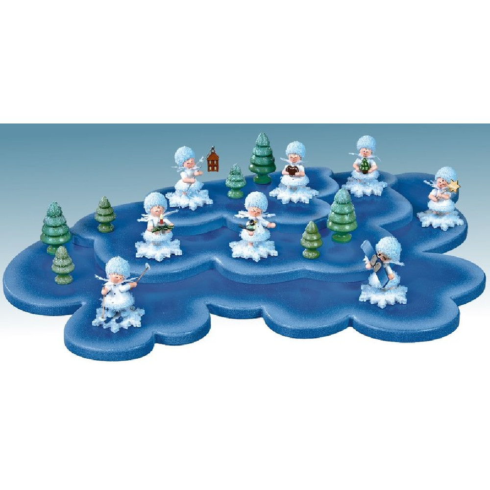 Drechslerei Kuhnert Wolke Schneeflöckchen 3 Etagen Drechslerei Kuhnert Wolke Schneeflöckchen 3 Etagen