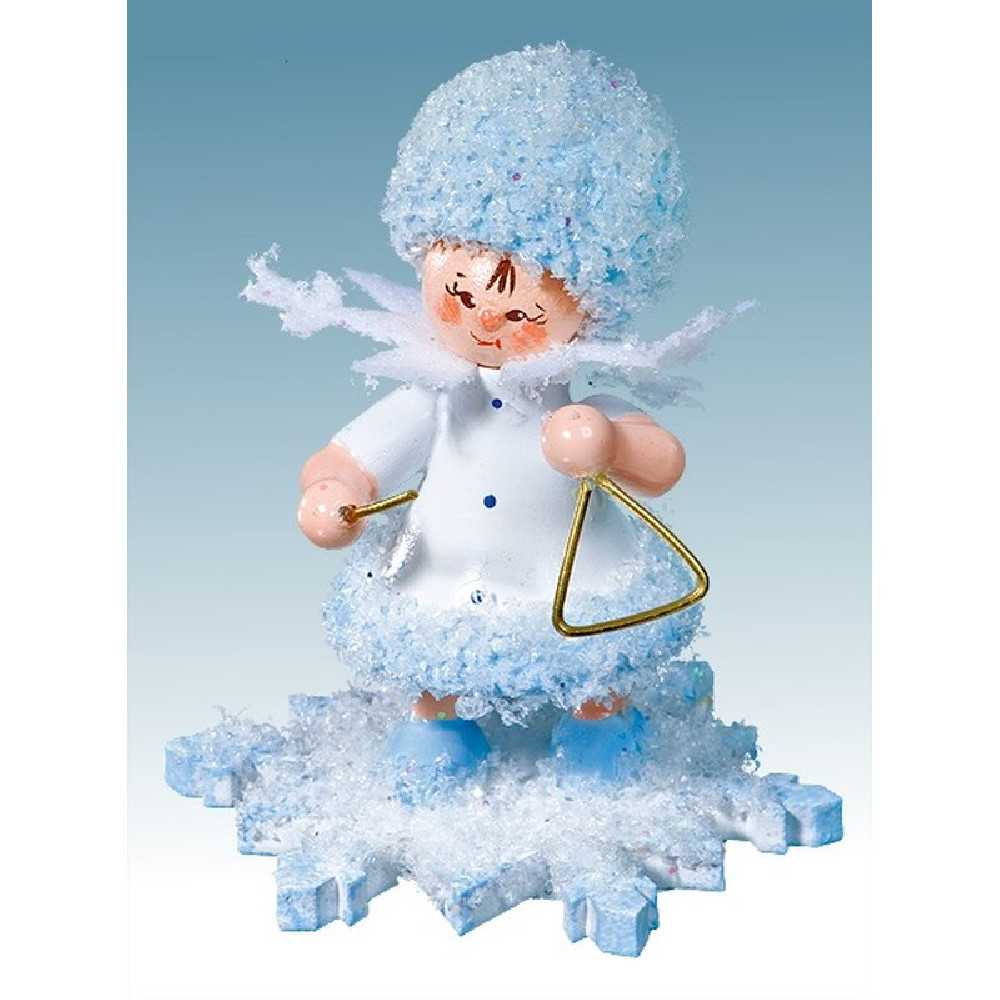 Drechslerei Kuhnert Schneeflöckchen mit Triangel Drechslerei Kuhnert Schneeflöckchen mit Triangel