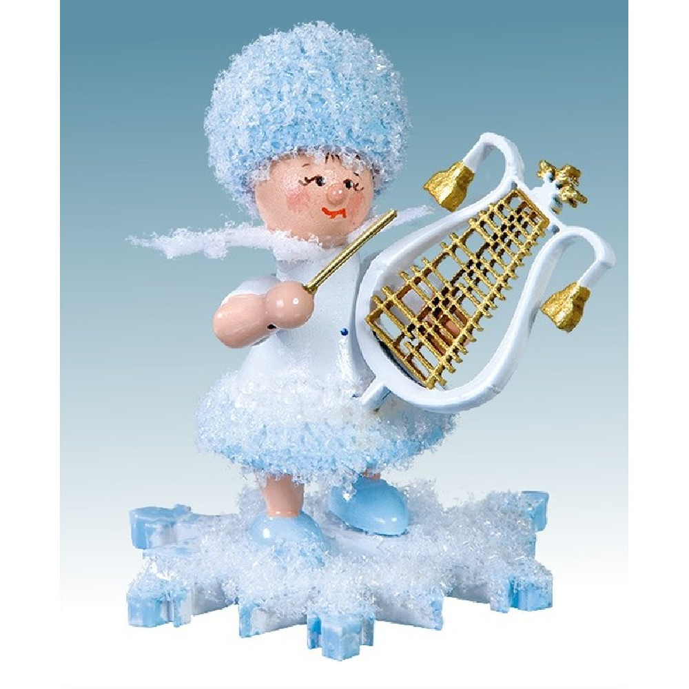 Drechslerei Kuhnert Schneeflöckchen mit Lyra Drechslerei Kuhnert Schneeflöckchen mit Lyra