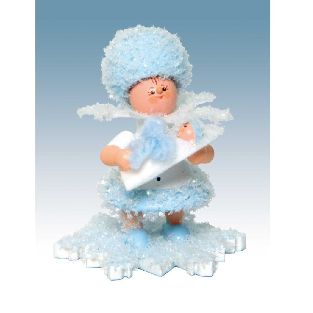 Drechslerei Kuhnert Schneeflöckchen mit Baby Junge Drechslerei Kuhnert Schneeflöckchen mit Baby Junge