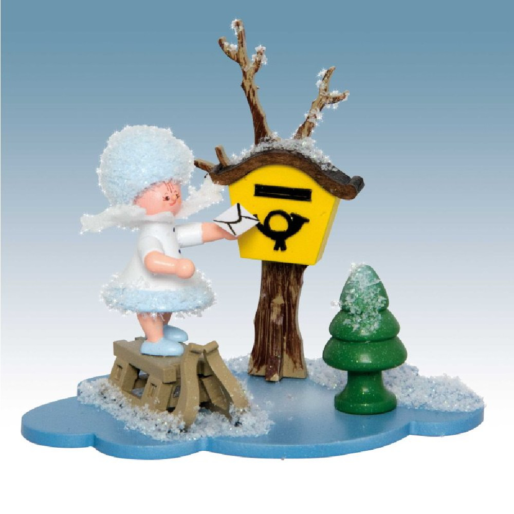 Drechslerei Kuhnert Schneeflöckchen mit Briefkasten Drechslerei Kuhnert Schneeflöckchen mit Briefkasten