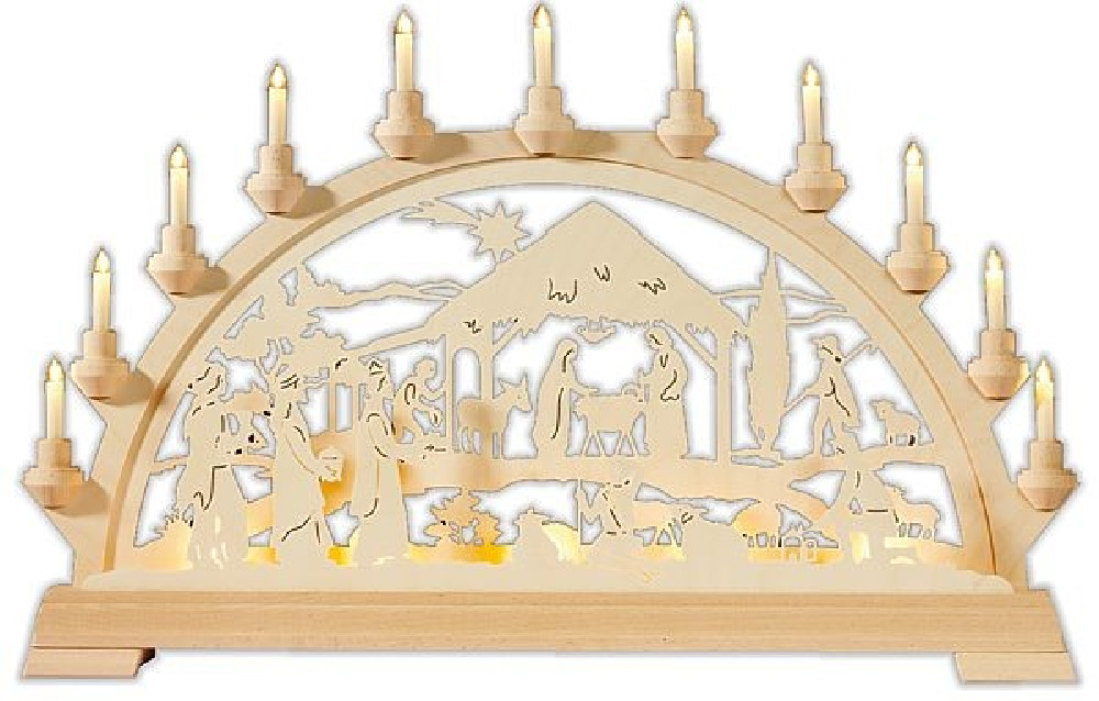 Taulin Schwibbogen Christigeburt mit Königen Taulin Schwibbogen Christigeburt mit Königen