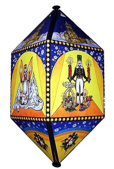 Laterne Motiv: Engel und Bergmann I Laterne Motiv: Engel und Bergmann I