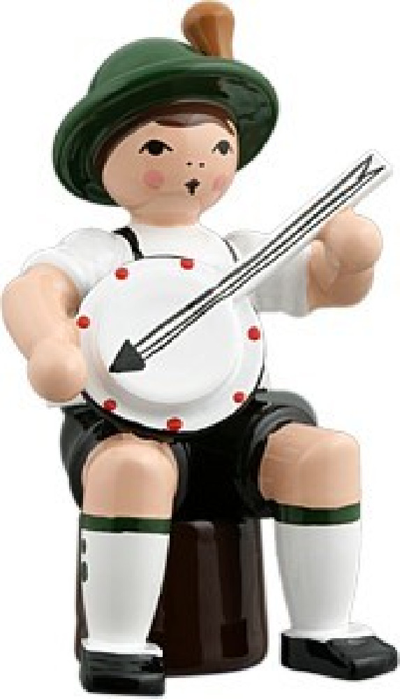 Ellmann Bayernmusikant mit Banjo Ellmann Bayernmusikant mit Banjo