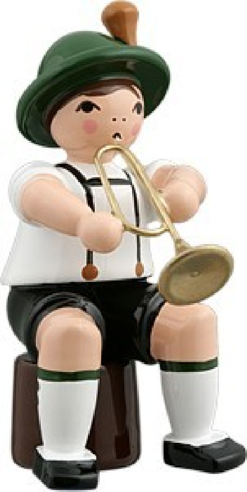 Ellmann Bayernmusikant mit Jazztrompete Ellmann Bayernmusikant mit Jazztrompete