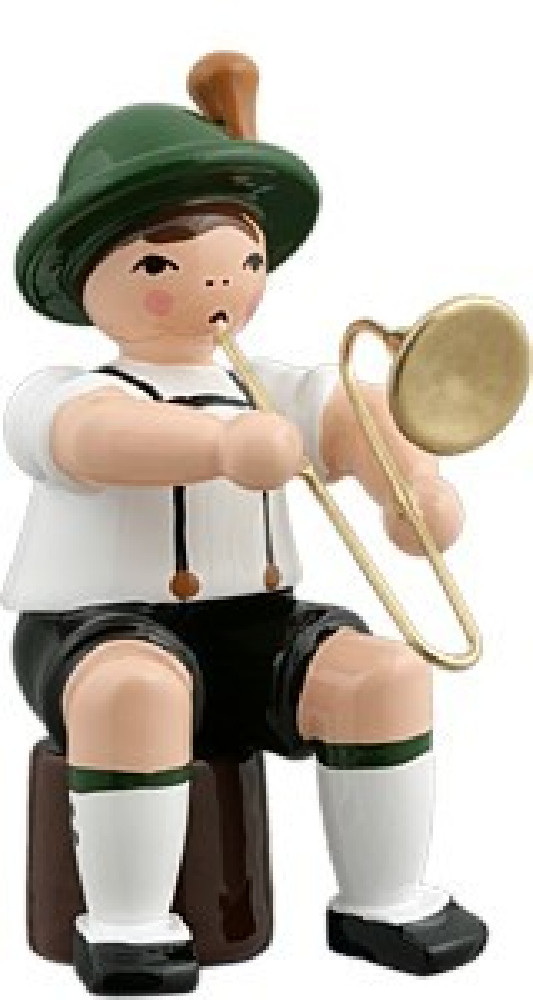 Ellmann Bayernmusikant mit Posaune Ellmann Bayernmusikant mit Posaune