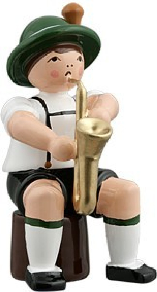 Ellmann Bayernmusikant mit Saxophon Ellmann Bayernmusikant mit Saxophon