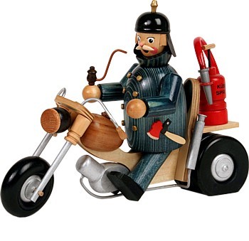 Krauß Räuchermann Feuerwehrbiker Krauß Räuchermann Feuerwehrbiker