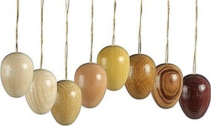 Ellmann Osterschmuck 8teilig / Eier natur