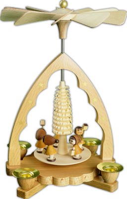 Richard Glässer Weihnachtspyramide, Laternenkinder Richard Glässer Weihnachtspyramide, Laternenkinder