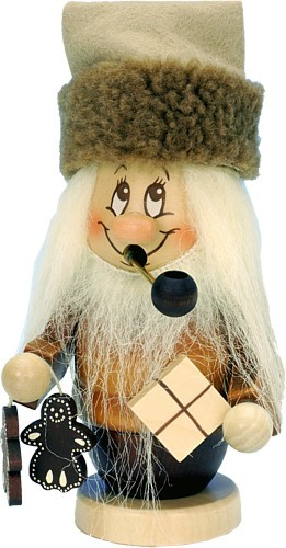 Christian Ulbricht Räuchermännchen Miniwichtel Weihnachtsmann mit Päckchen Christian Ulbricht Räuchermännchen Miniwichtel Weihnachtsmann mit Päckchen
