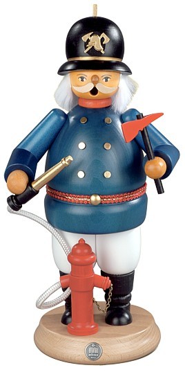 Kleinkunst Müller Räuchermännchen historischer Feuerwehrmann Kleinkunst Müller Räuchermännchen historischer Feuerwehrmann