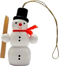 ArtDesign Schneemann mit Ski ArtDesign Schneemann mit Ski