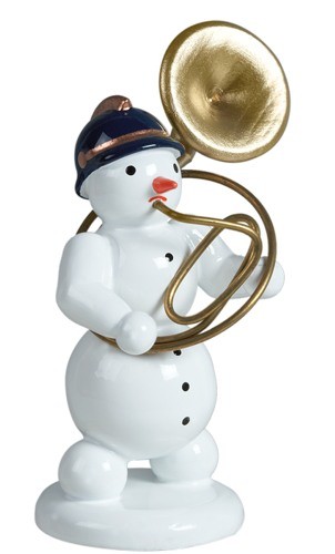 Ellmann Schneemann mit Sousaphon Ellmann Schneemann mit Sousaphon