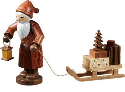 Ellmann Weihnachtsmann mit Schlitten Natur Ellmann Weihnachtsmann mit Schlitten Natur