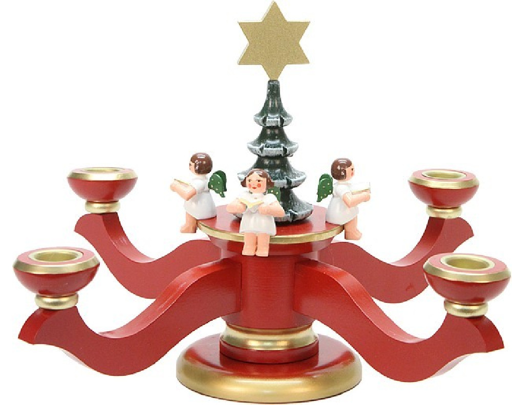 Christian Ulbricht Adventsleuchter Rot Christian Ulbricht Adventsleuchter Rot