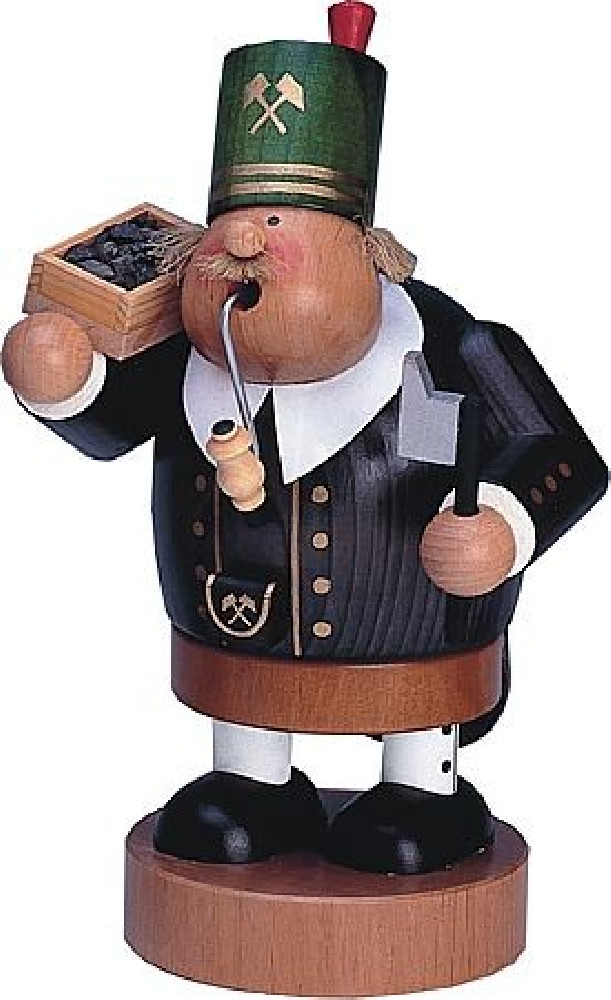 KWO Räuchermännchen KWO-Bergmann mit Erzschale - Die Dicken KWO Räuchermännchen KWO-Bergmann mit Erzschale - Die Dicken
