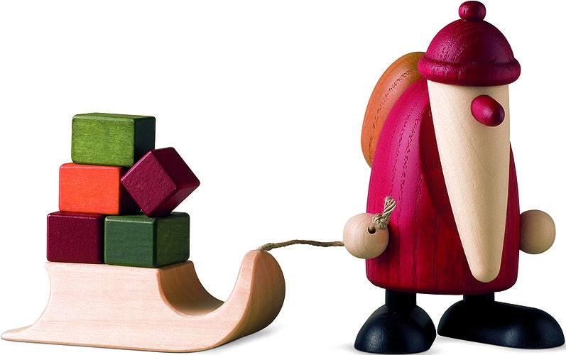 Björn Köhler Weihnachtsmann mit Geschenkeschlitten Björn Köhler Weihnachtsmann mit Geschenkeschlitten