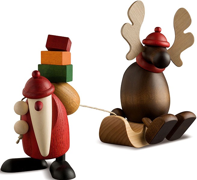 Björn Köhler Weihnachtsmann mit Faultier Björn Köhler Weihnachtsmann mit Faultier