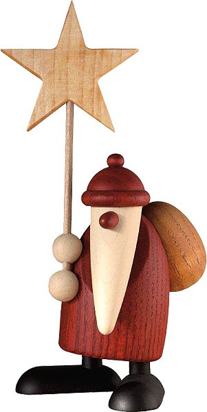 Björn Köhler Weihnachtsmann mit Stern, groß Björn Köhler Weihnachtsmann mit Stern, groß