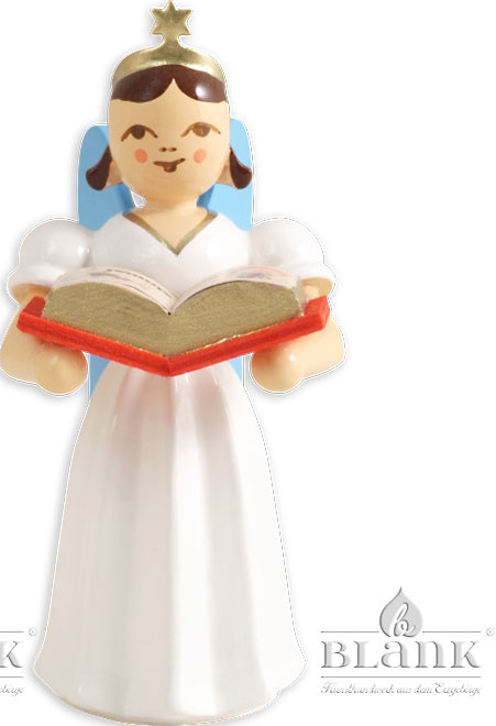 Blank Langrockengel mit Märchenbuch, farbig Blank Langrockengel mit Märchenbuch, farbig