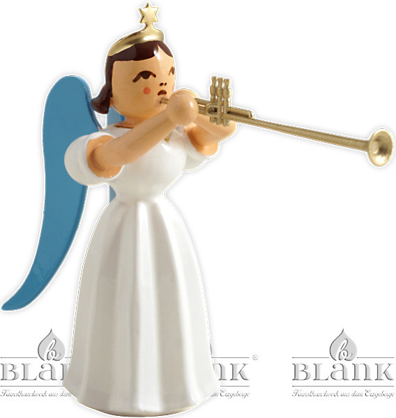 Blank Langrockengel mit Aidatrompete, farbig Blank Langrockengel mit Aidatrompete, farbig