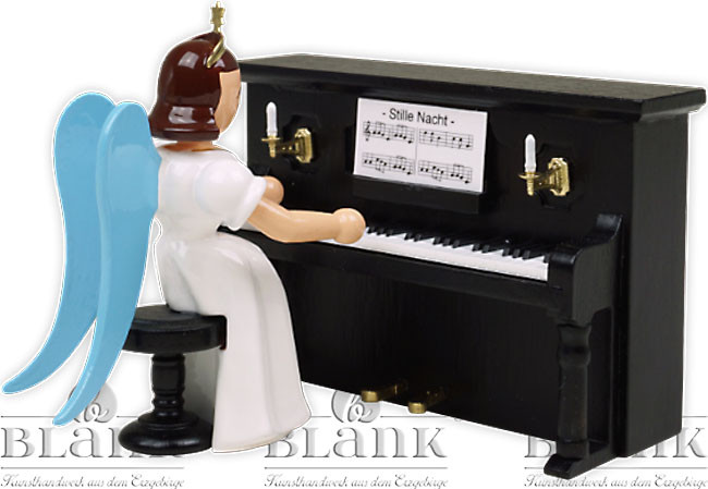 Blank Langrockengel am Klavier, farbig Blank Langrockengel am Klavier, farbig