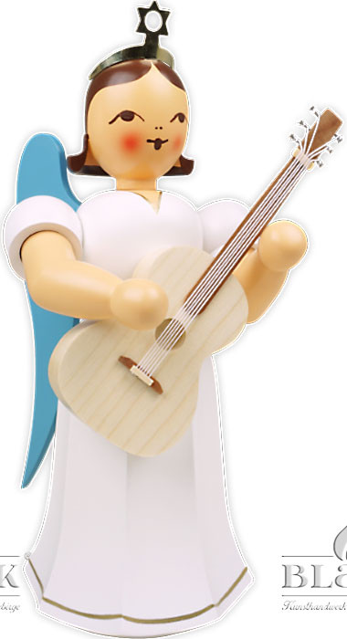 Blank Langrockengel mit Gitarre, 22 cm - farbig Blank Langrockengel mit Gitarre, 22 cm - farbig