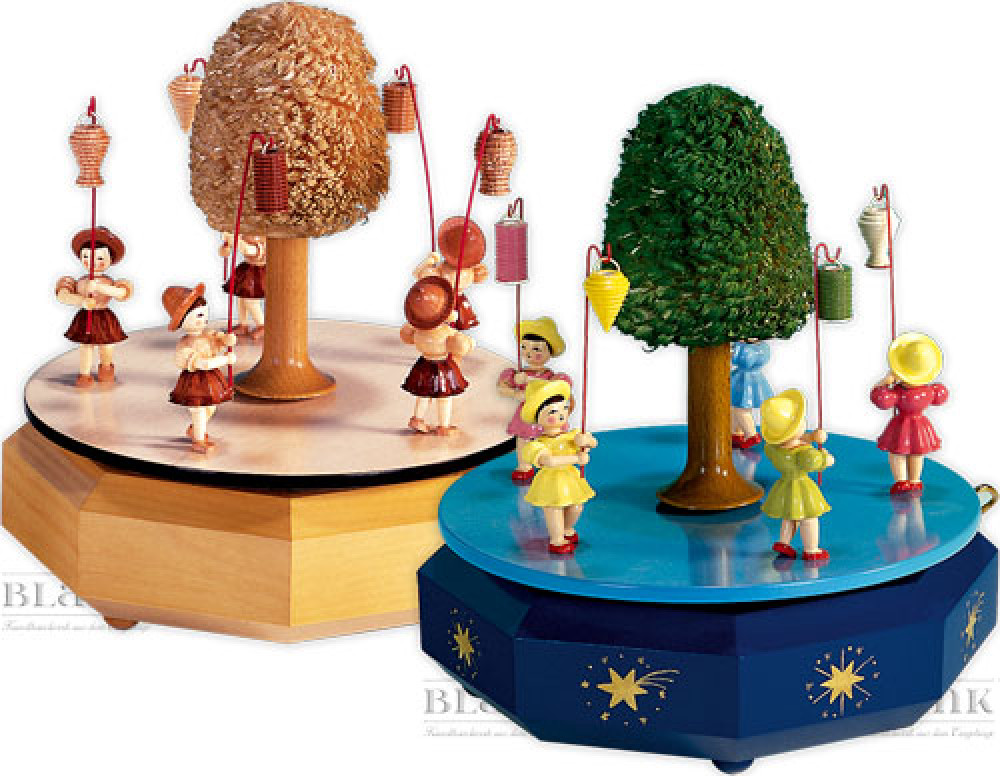 Blank Spieldose mit 5 Laternenkindern Blank Spieldose mit 5 Laternenkindern