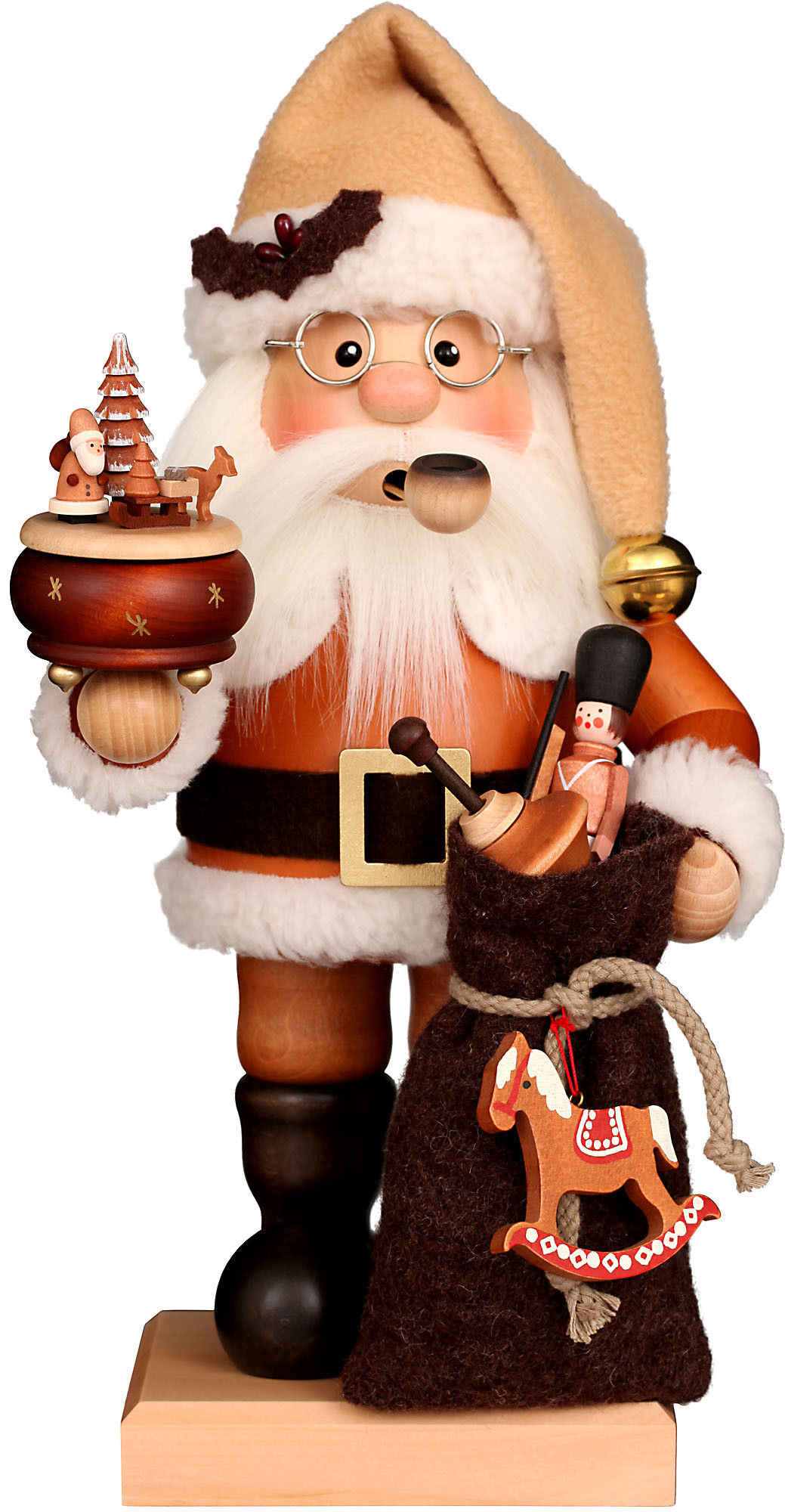 Christian Ulbricht Räuchermann Weihnachtsmann, natur Christian Ulbricht Räuchermann Weihnachtsmann, natur