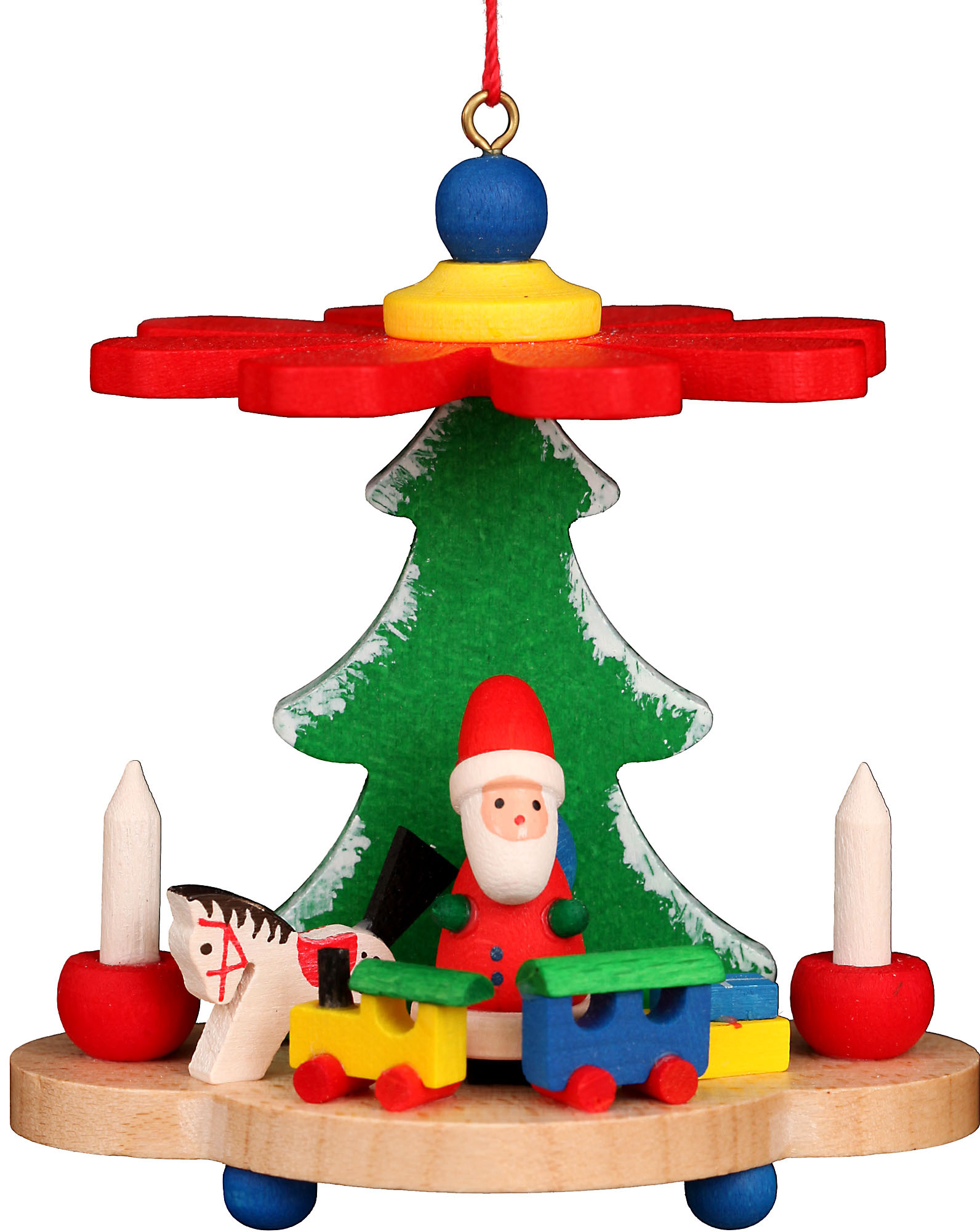 Christian Ulbricht Baumbehang Pyramide mit Weihnachtsmann Christian Ulbricht Baumbehang Pyramide mit Weihnachtsmann