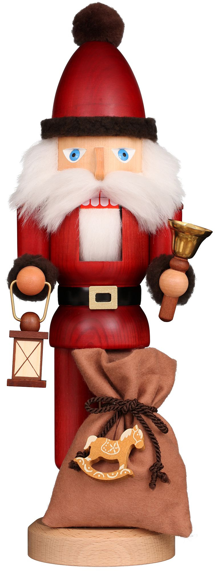 Christian Ulbricht Nussknacker Weihnachtsmann mit Glocke Christian Ulbricht Nussknacker Weihnachtsmann mit Glocke