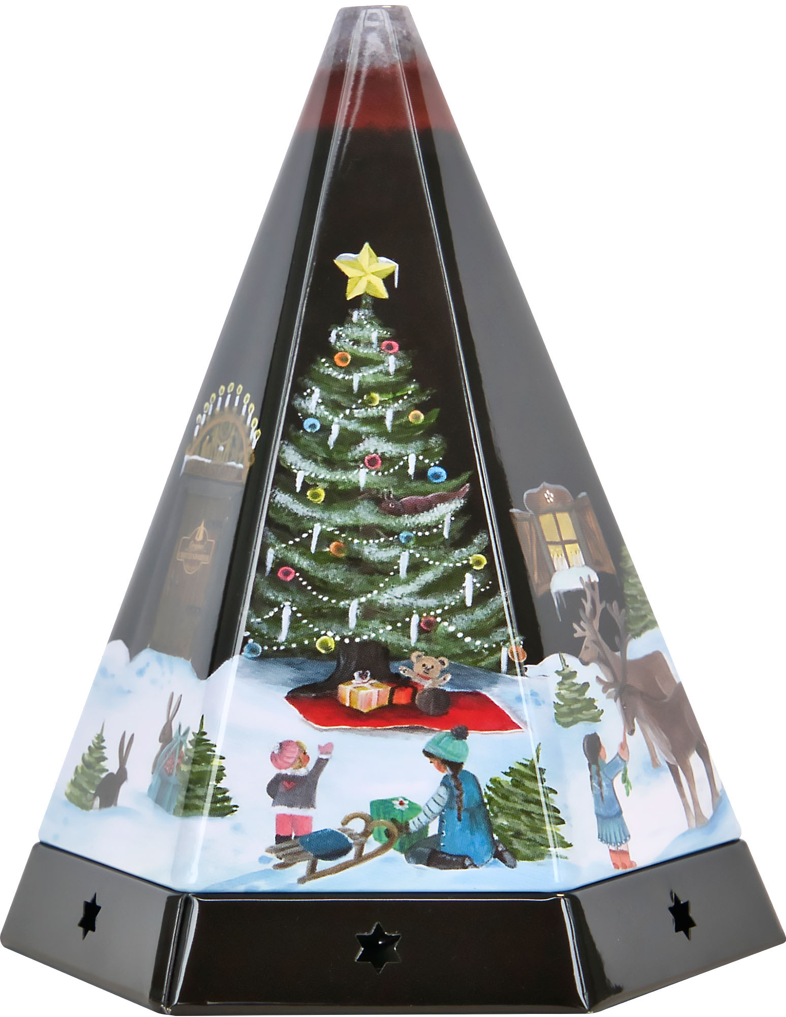 Crottendorfer Räucherpyramide aus Metall Crottendorfer Räucherpyramide aus Metall