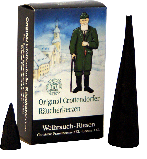 Crottendorfer Räucherkerzen Weihrauch Riesen, 4 St Crottendorfer Räucherkerzen Weihrauch Riesen, 4 St
