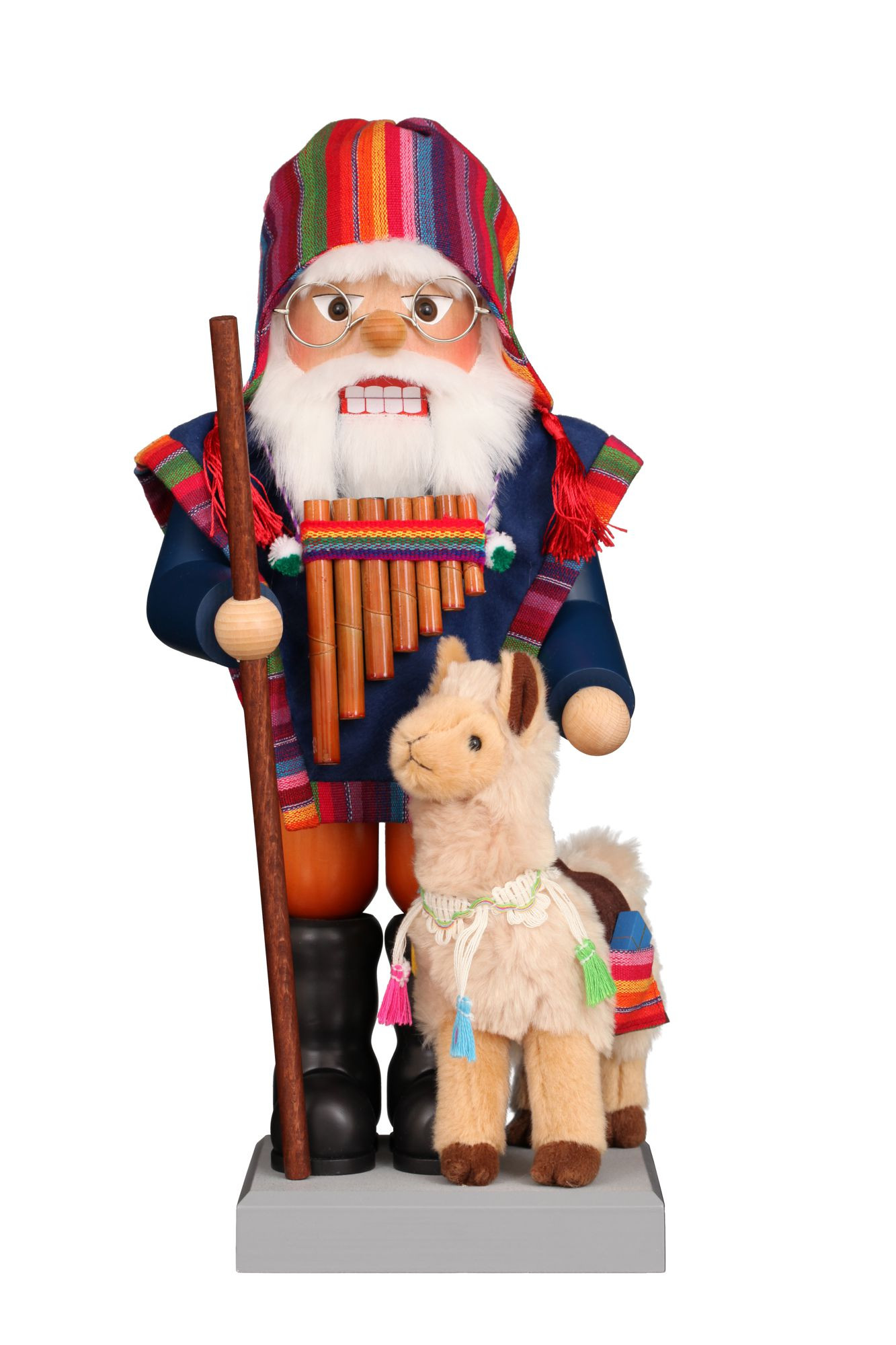 Nußknacker Lama Santa Nußknacker Lama Santa