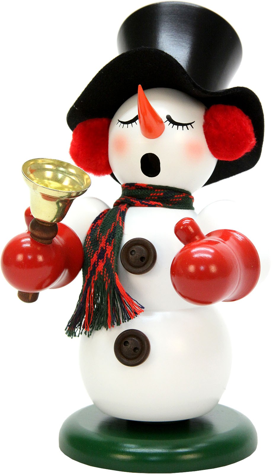 Christian Ulbricht Räuchermann Schneemann mit Glocke Christian Ulbricht Räuchermann Schneemann mit Glocke