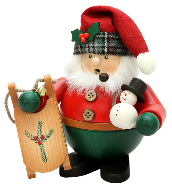 Christian Ulbricht Räuchermann Weihnachtsmann mit Schlitten Christian Ulbricht Räuchermann Weihnachtsmann mit Schlitten