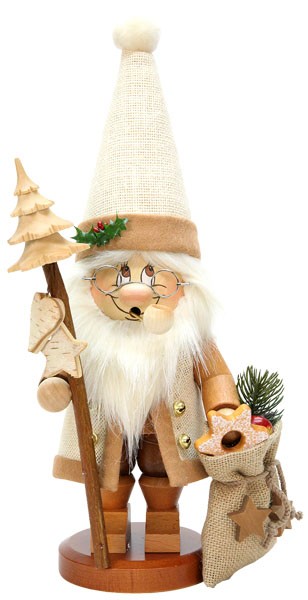 Christian Ulbricht Räuchermann Wichtel Weihnachtsmann mit Stab Christian Ulbricht Räuchermann Wichtel Weihnachtsmann mit Stab